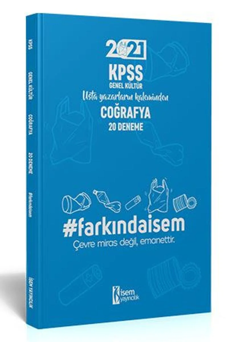 2021 Farkındaİsem KPSS Genel Kültür Coğrafya 20 Deneme