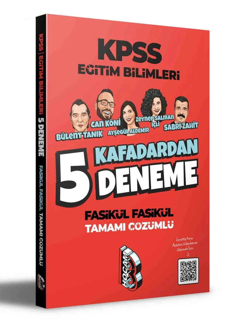2021 KPSS Eğitim Bilimleri 5 Kafadardan Tamamı Çözümlü 5 Deneme
