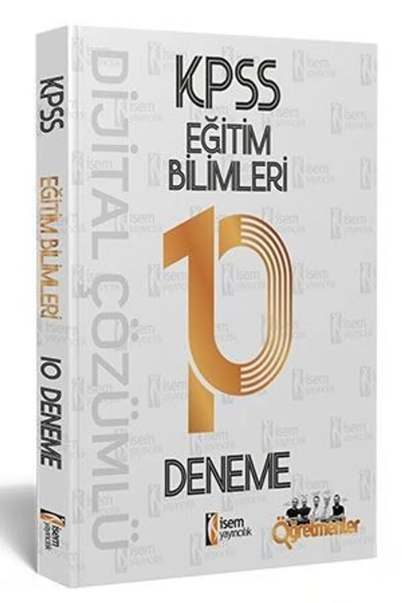 2021 KPSS Eğitim Bilimleri Dijital Çözümlü 10 Deneme