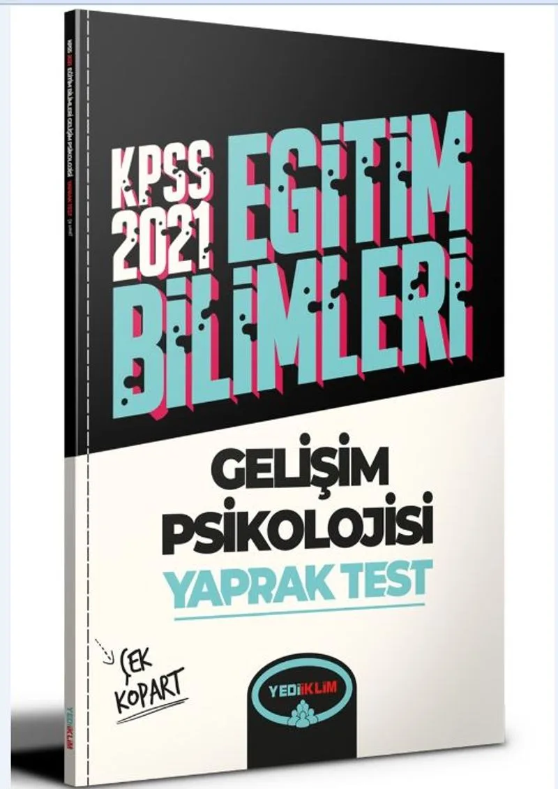 2021 Kpss Eğitim Bilimleri Gelişim Psikolojisi Çek Kopart Yaprak Test