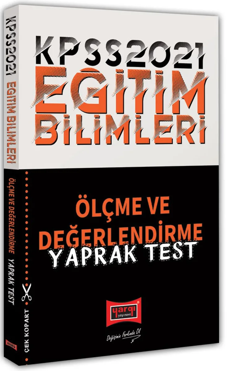 2021 KPSS Eğitim Bilimleri Ölçme ve Değerlendirme Yaprak Test