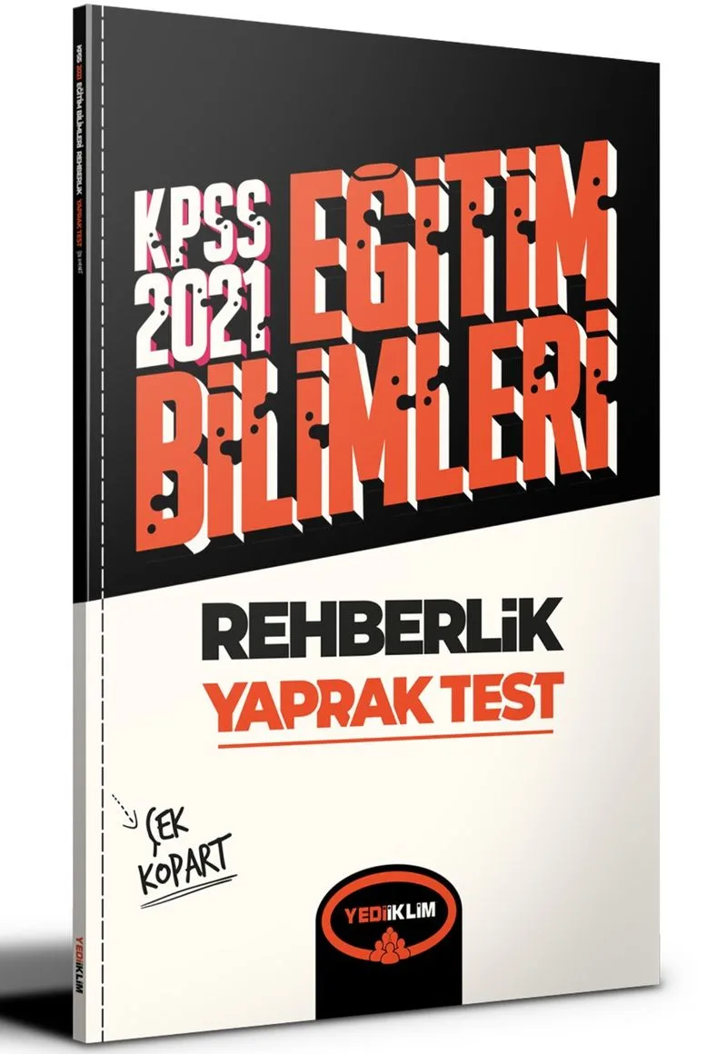 2021 Kpss Eğitim Bilimleri Rehberlik Çek Kopart Yaprak Test