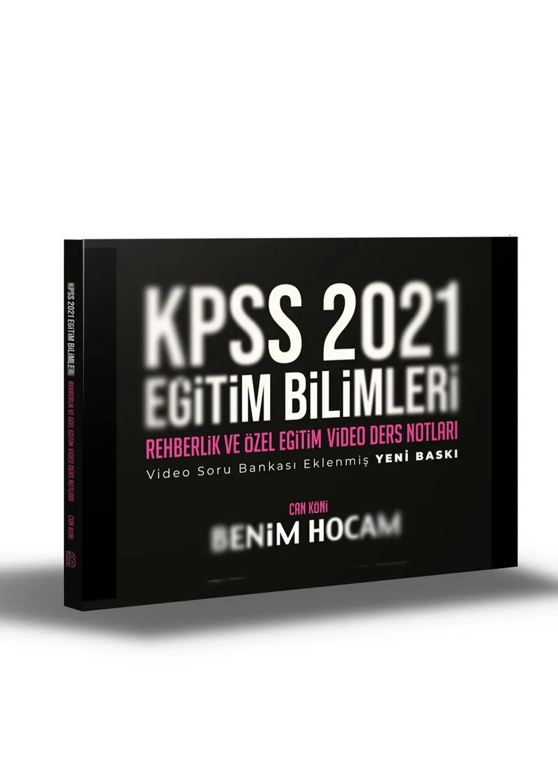 2021 KPSS Eğitim Bilimleri Rehberlik Video Ders Notları