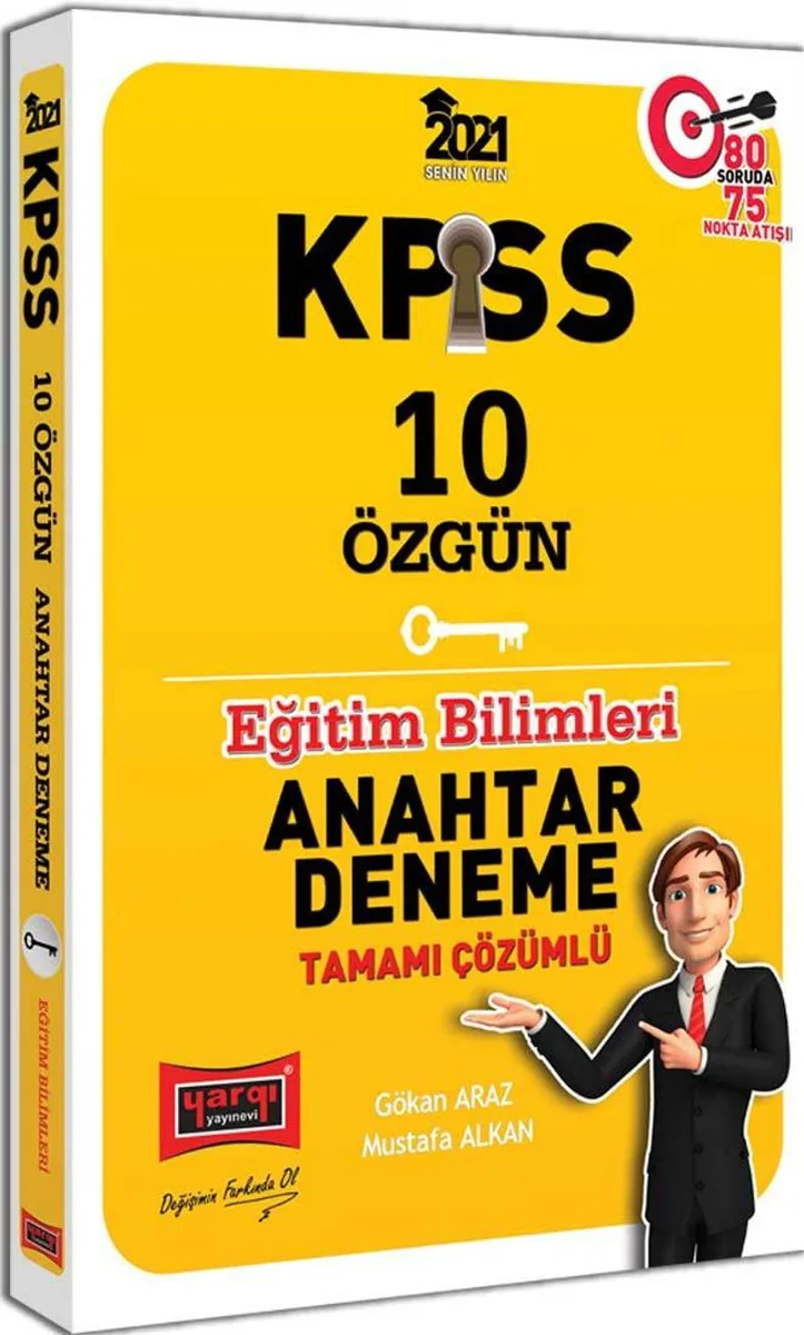 2021 KPSS Eğitim Bilimleri Tamamı Çözümlü 10 Özgün Anahtar Deneme