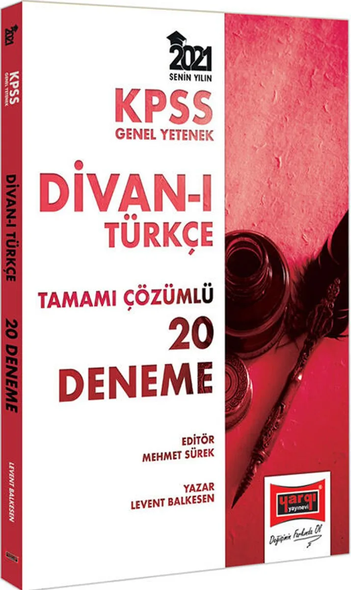 2021 KPSS Genel Yetenek Divanı Türkçe Tamamı Çözümlü 20 Deneme