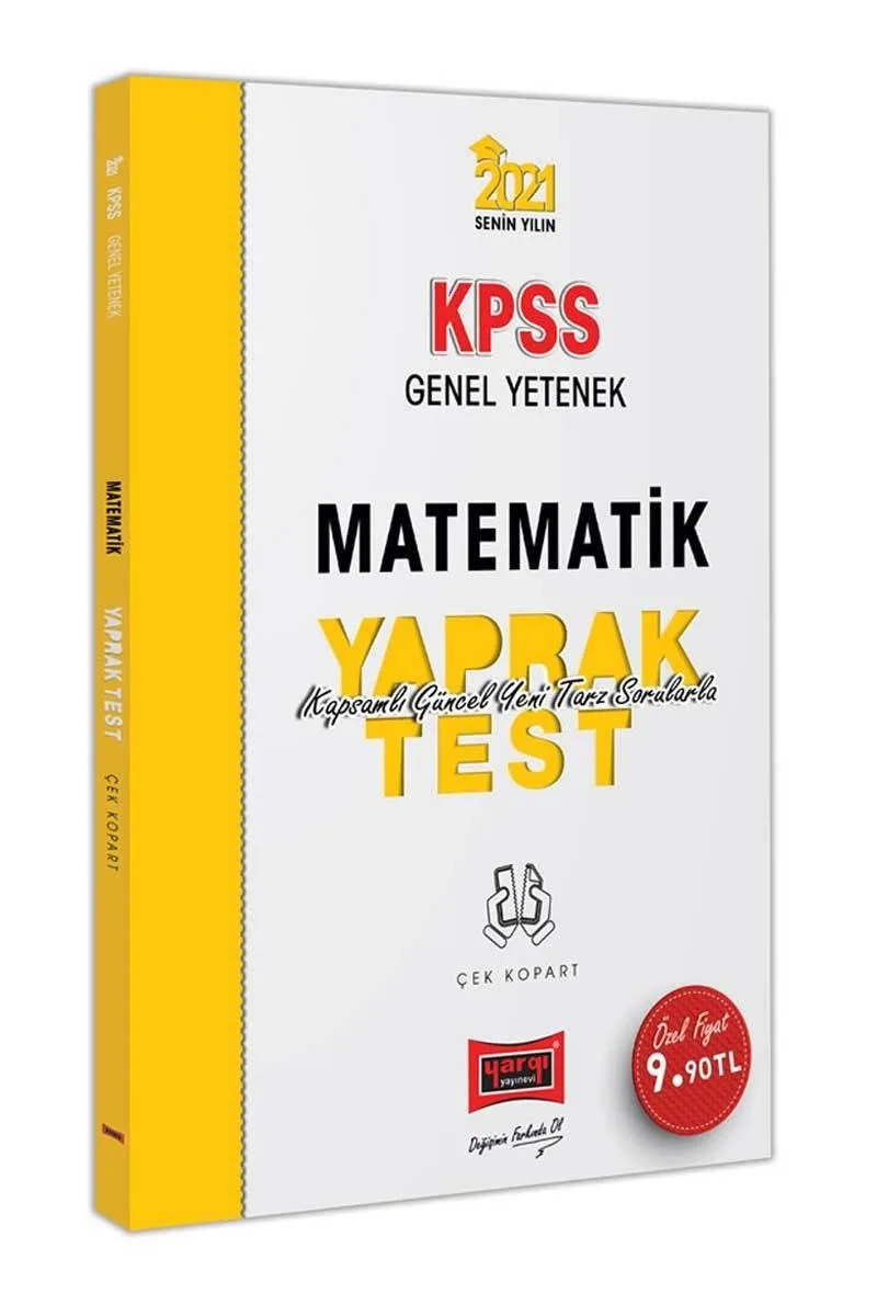 2021 KPSS Genel Yetenek Matematik Çek Kopart Yaprak Test