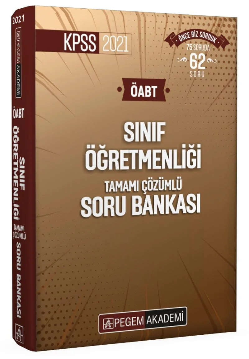 2021 KPSS ÖABT Sınıf Öğretmenliği Tamamı Çözümlü Soru Bankası