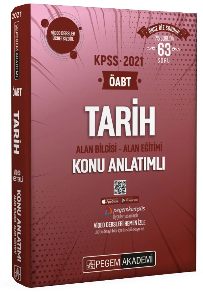 2021 KPSS ÖABT Tarih Video Destekli Konu Anlatımlı