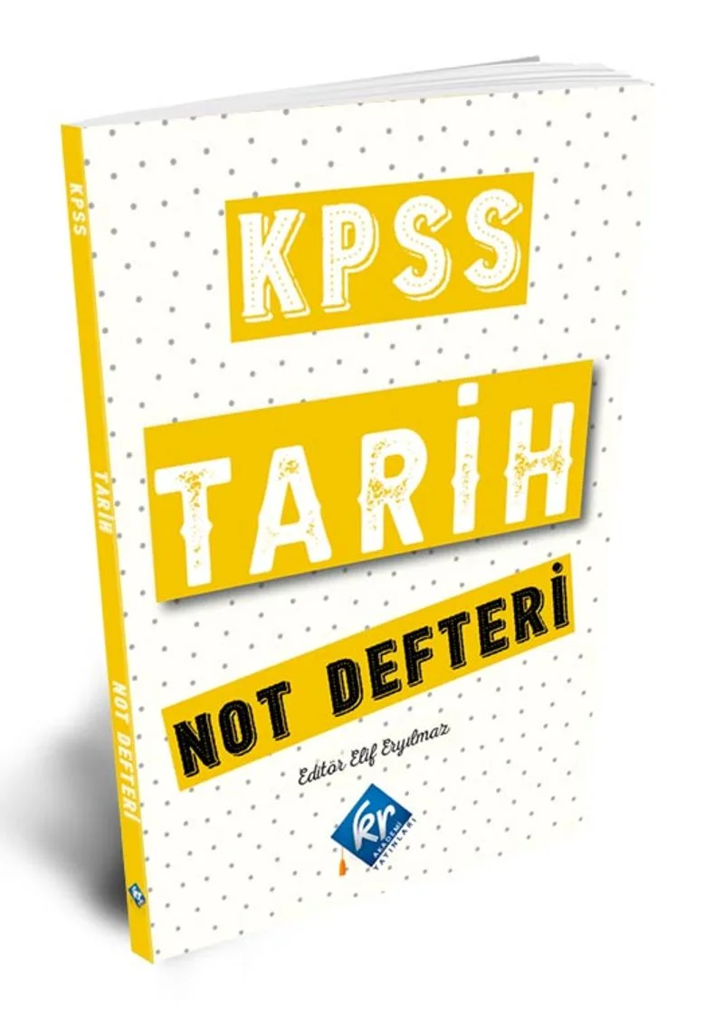 2021 KPSS Tarih Konu Anlatımlı Not Defteri