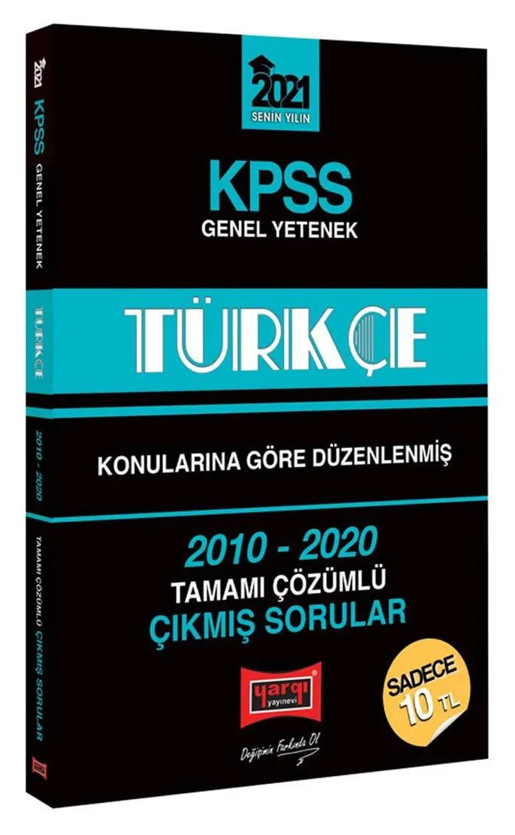 2021 KPSS Türkçe Konularına Göre Düzenlenmiş Tamamı Çözümlü Çıkmış Sorular