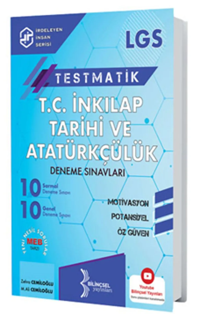 2021 LGS Tek Kitap İki Ders: T.C. İnkılap Tarihi ve Atatürkçülük Din Kültürü ve Ahlak Bilgisi Deneme Sınavı
