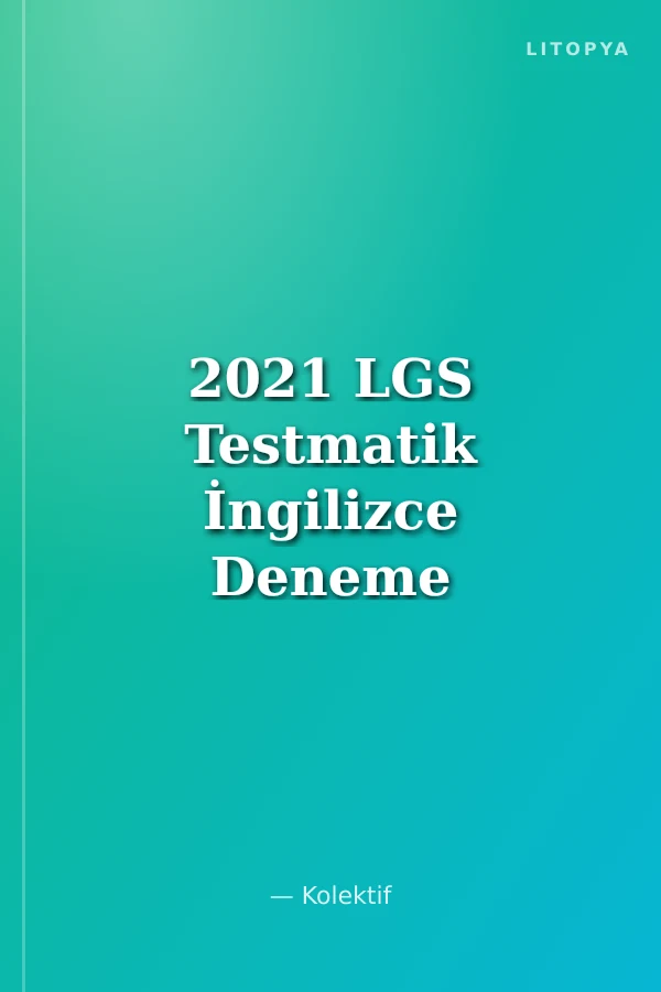 2021 LGS Testmatik İngilizce Deneme Sınavları