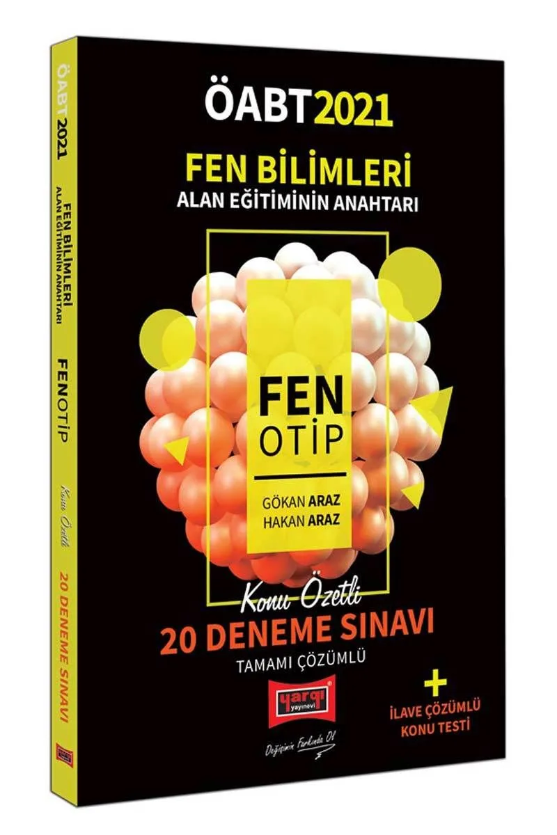 2021 ÖABT Fen Bilimleri Fenotip Konu Özetli Tamamı Çözümlü 20 Deneme Sınavı