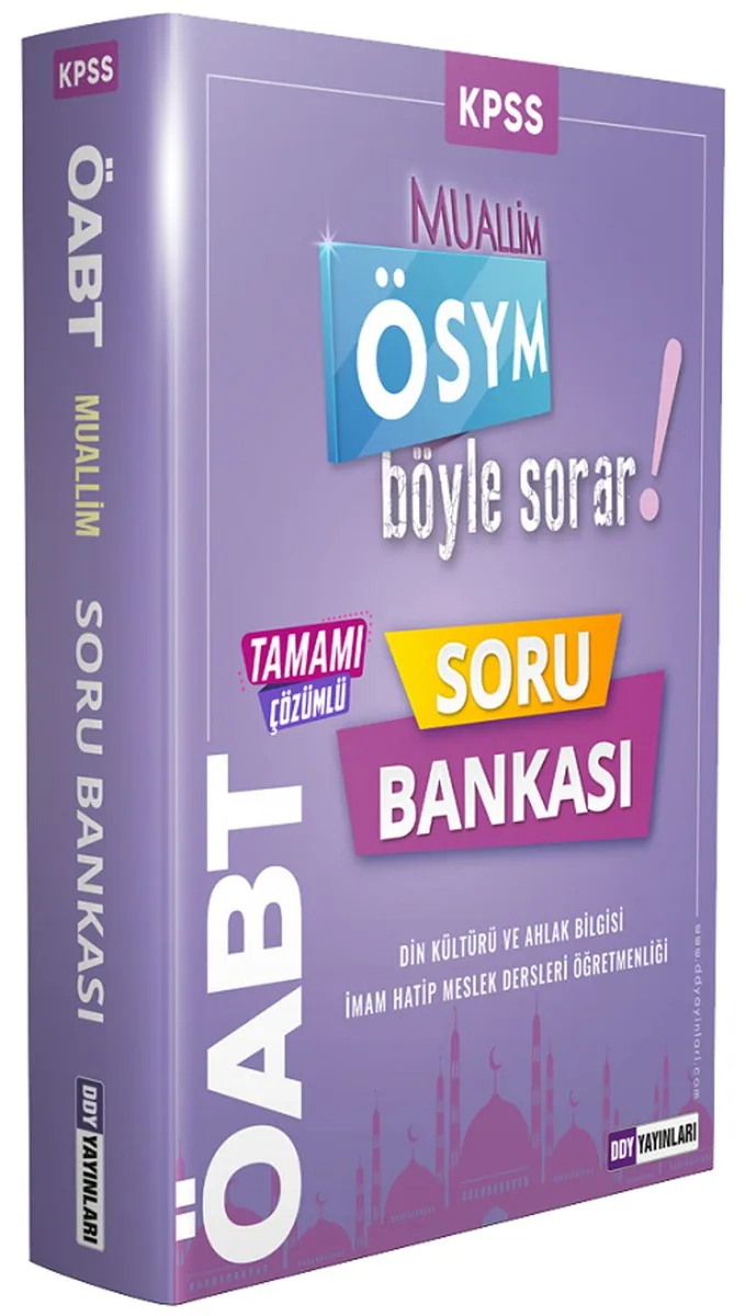 2021 ÖABT Muallim Din Kültürü ve Ahlak Bilgisi İmam Hatip Lisesi Meslek Dersleri Öğretmenliği Tamamı Çözümlü Soru Bankası