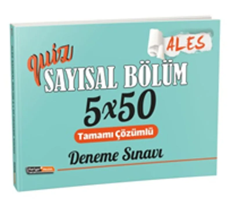2021 Quiz Ales Sayısal Bölüm Tamamı Çözümlü 5x50 Deneme Sınavı
