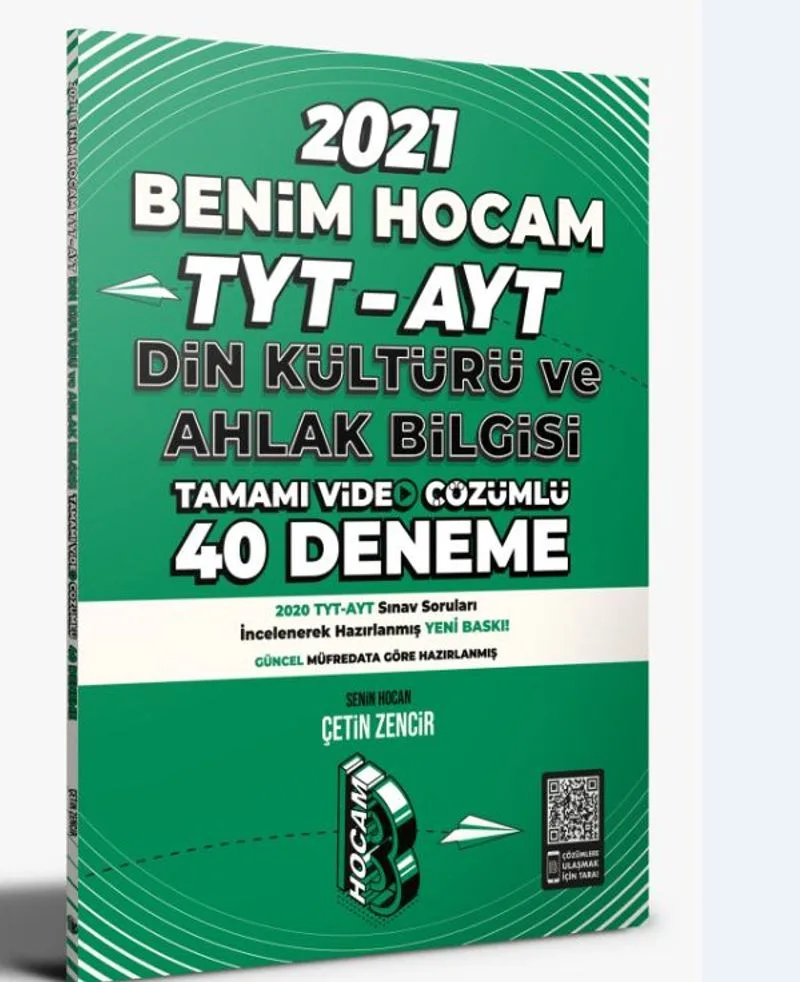 2021 TYT Din Kültürü ve Ahlak Bilgisi Tamamı Video Çözümlü 40 Deneme Sınavı
