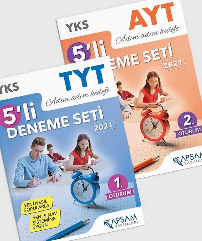 2021 YKS 10'lu Deneme Sınavı 1. ve 2. Oturum (5 TYT - 5 AYT)