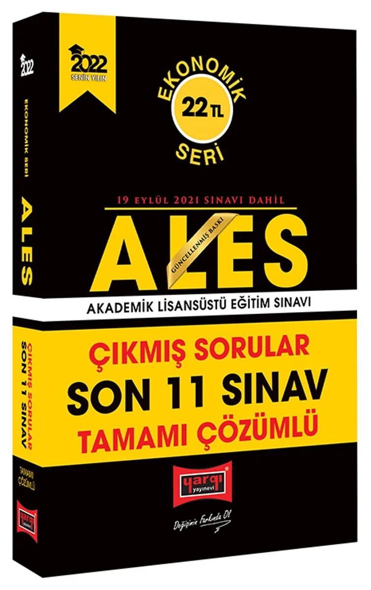 2022 ALES Ekonomik Seri Tamamı Çözümlü Son 11 Sınav Çıkmış Sorular