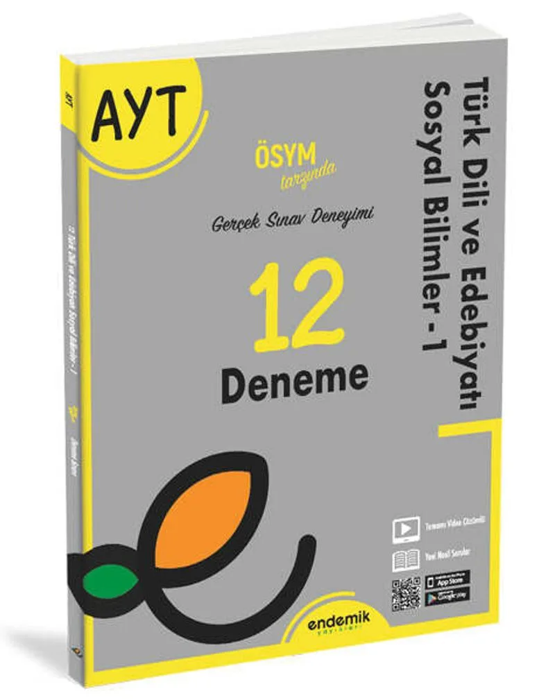 2022 AYT Türk Dili ve Edebiyatı Sosyal Bilimler 12'li Deneme Sınavı