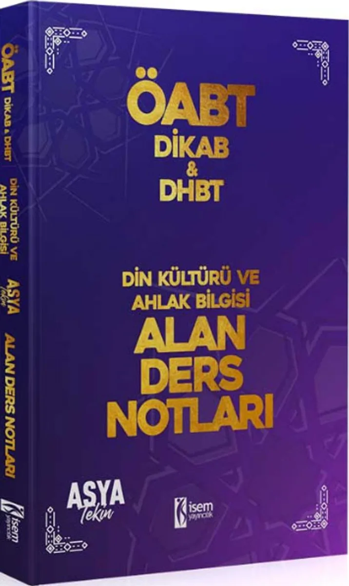 2022 DHBT ve KPSS ÖABT Din Kültürü ve Ahlak Bilgisi Öğretmenliği Ders Notu