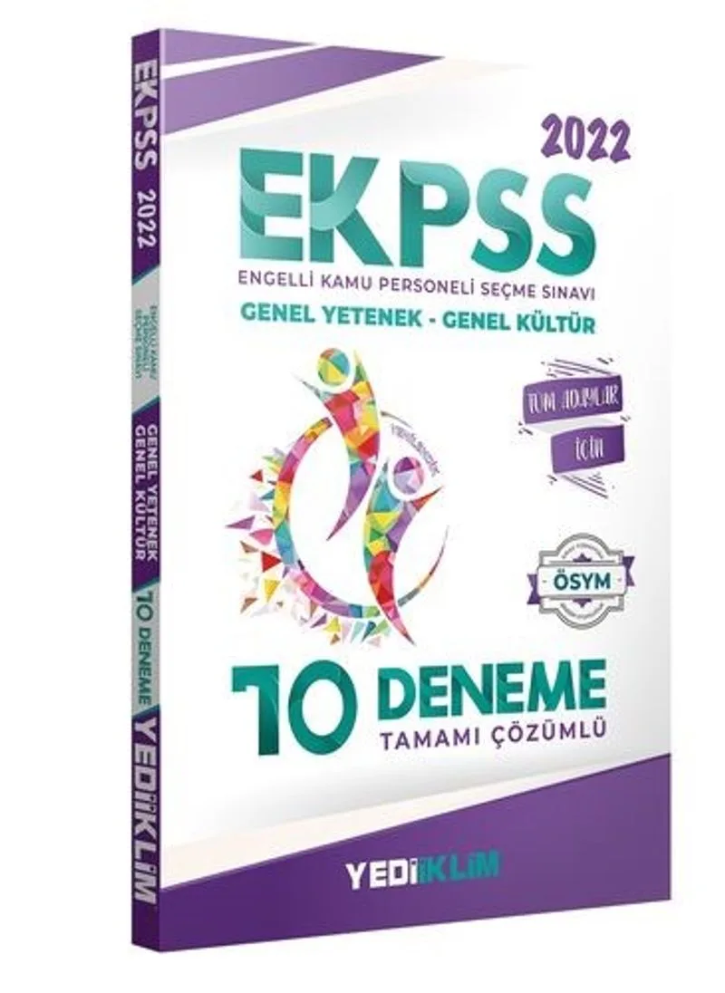2022 EKPSS Tüm Adaylar Tamamı Çözümlü 10 Deneme