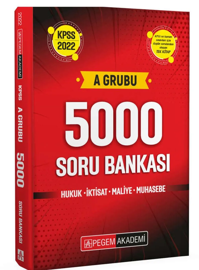 2022 KPSS A Grubu 5000 Soru Bankası
