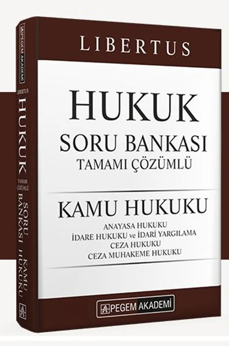 2022 KPSS A Grubu Libertus Hukuk Tamamı Çözümlü Soru Bankası ( Kamu Hukuk )