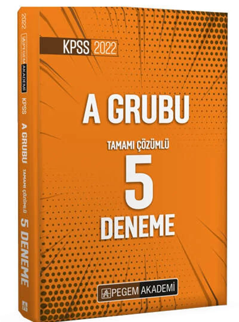 2022 KPSS A Grubu Tamamı Çözümlü 5 Deneme