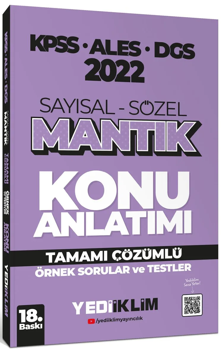 2022 KPSS-ALES-DGS Sayısal Sözel Mantık Konu Anlatımı