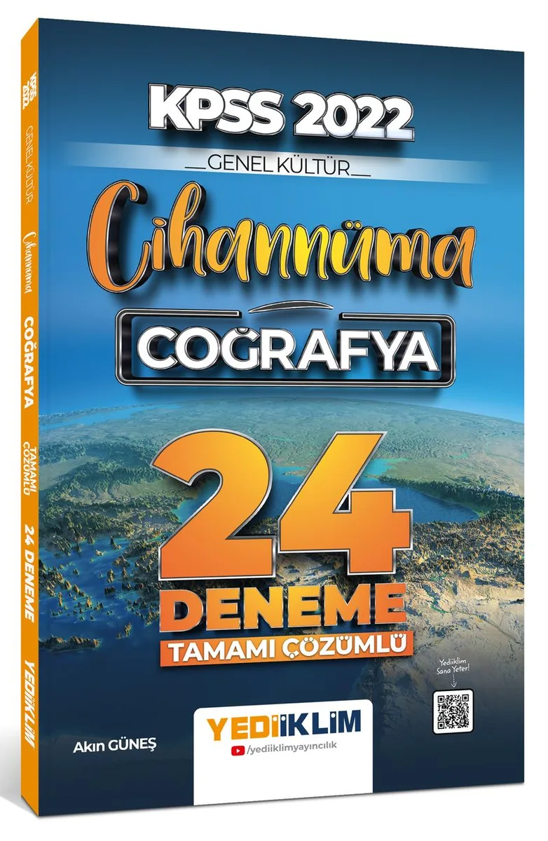 2022 KPSS Cihannüma Genel Kültür Coğrafya Tamamı Çözümlü 24 Deneme