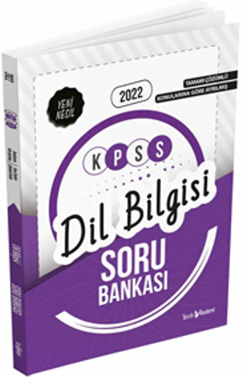 2022 KPSS Dil Bilgisi Soru Bankası