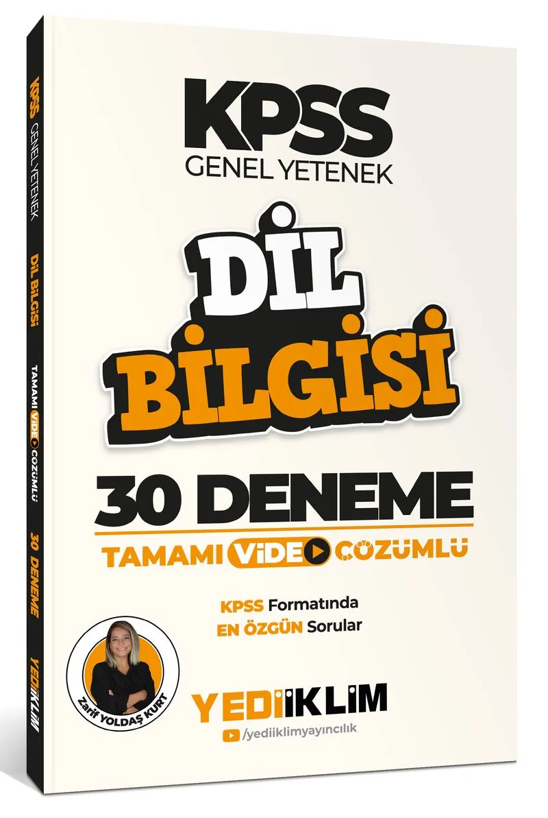2022 KPSS Dil Bilgisi Tamamı Video Çözümlü 30 Deneme