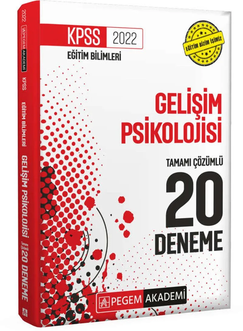 2022 KPSS Eğitim Bilimleri Gelişim Psikolojisi 20 Deneme