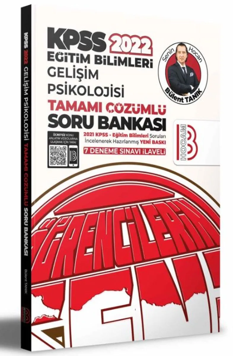 2022 KPSS Eğitim Bilimleri Gelişim Psikolojisi Tamamı Çözümlü Soru Bankası (7 Deneme İlaveli)