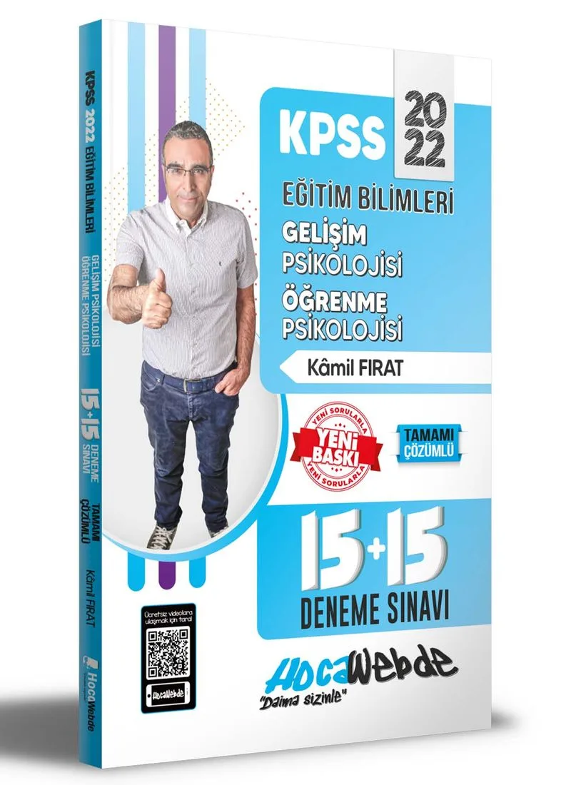 2022 KPSS Eğitim Bilimleri Gelişim Psikolojisi ve Öğrenme Psikoloji 15+15 Deneme Sınavı