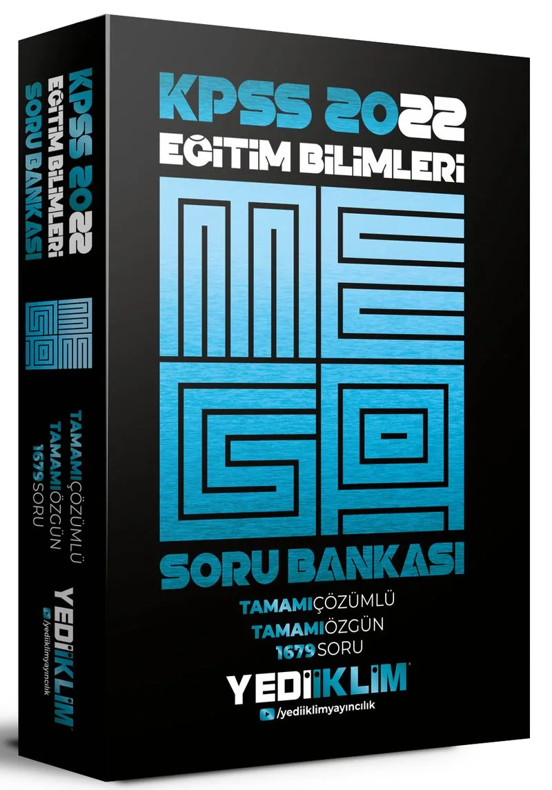 2022 KPSS Eğitim Bilimleri Mega Tamamı Çözümlü Soru Bankası