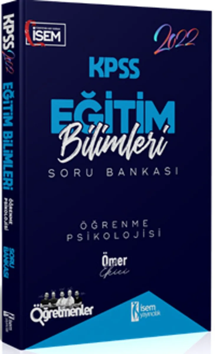 2022 KPSS Eğitim Bilimleri Öğrenme Psikolojisi Çözümlü Soru Bankası