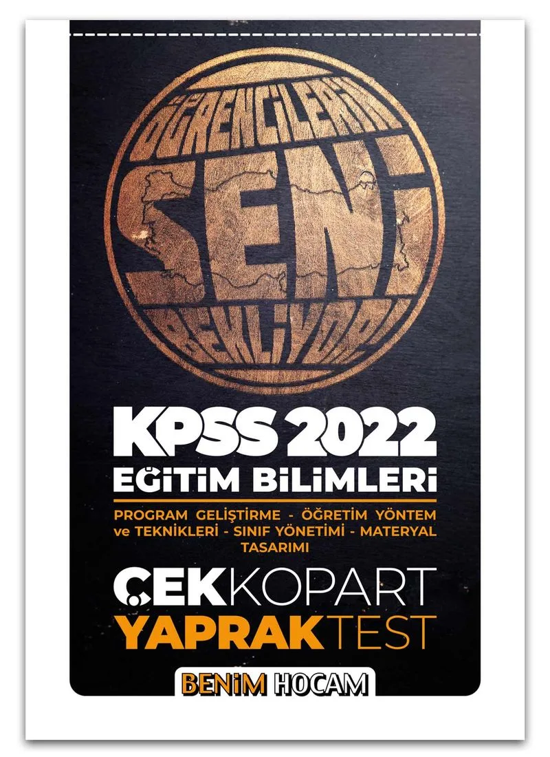 2022 KPSS Eğitim Bilimleri Program Geliştirme - Öğretim Yöntem ve Teknikleri - Sınıf Yönetimi - Materyal Tasarımı Çek Kopar Yaprak Test