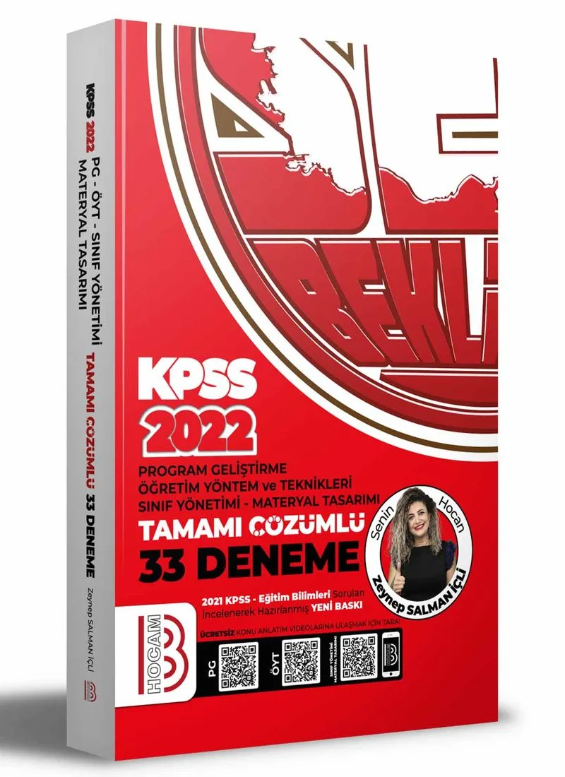 2022 KPSS Eğitim Bilimleri Program Geliştirme - ÖYT - Sınıf Yönetimi - Materyal Tasarımı Tamamı Çözümlü 33 Deneme