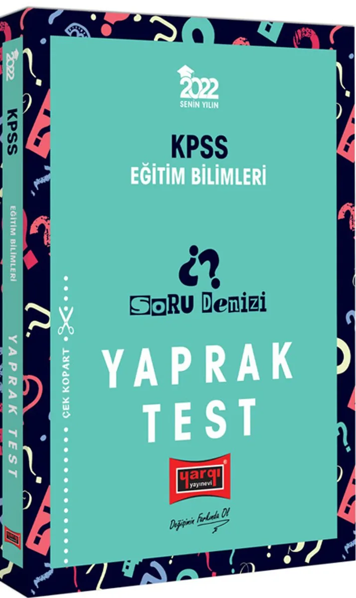 2022 KPSS Eğitim Bilimleri Soru Denizi Yaprak Test