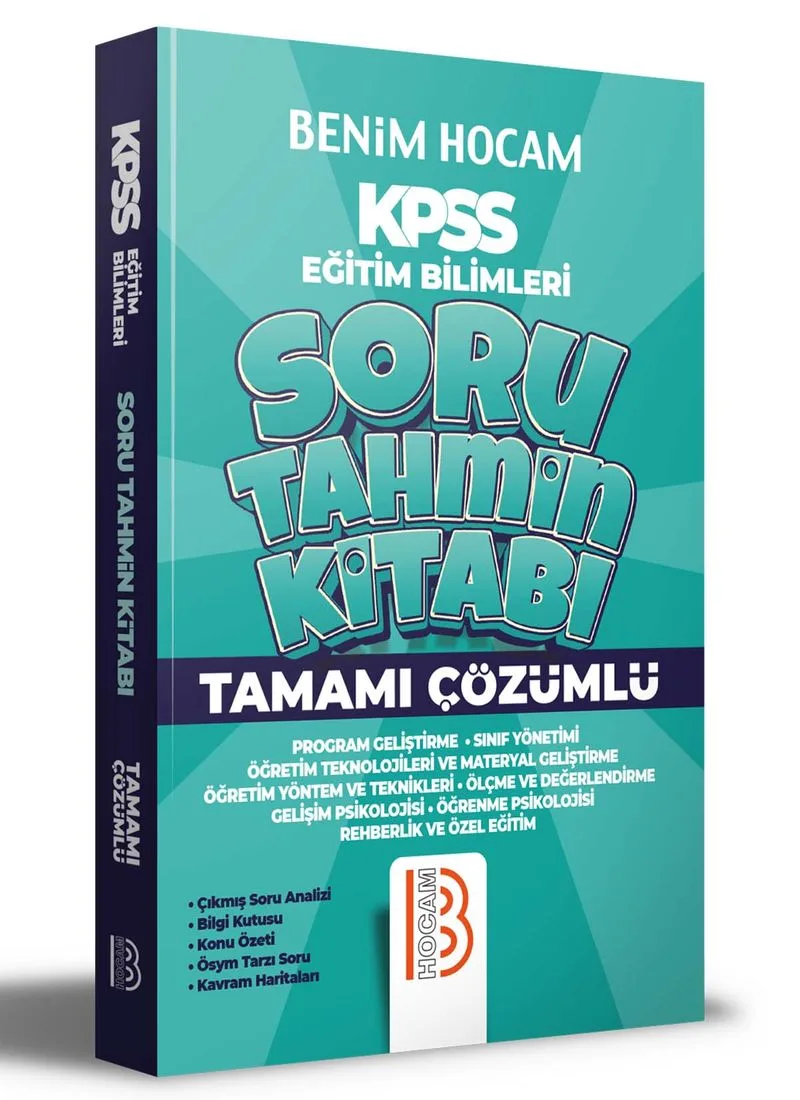 2022 KPSS Eğitim Bilimleri Tamamı Çözümlü Soru Tahmin Kitabı