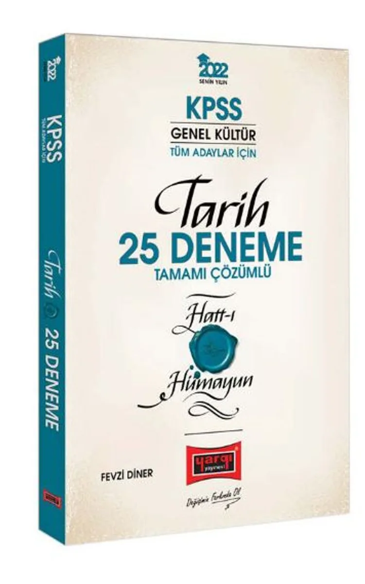 2022 KPSS Genel Kültür Hatt-ı Hümayun Tarih Tamamı Çözümlü 25 Deneme