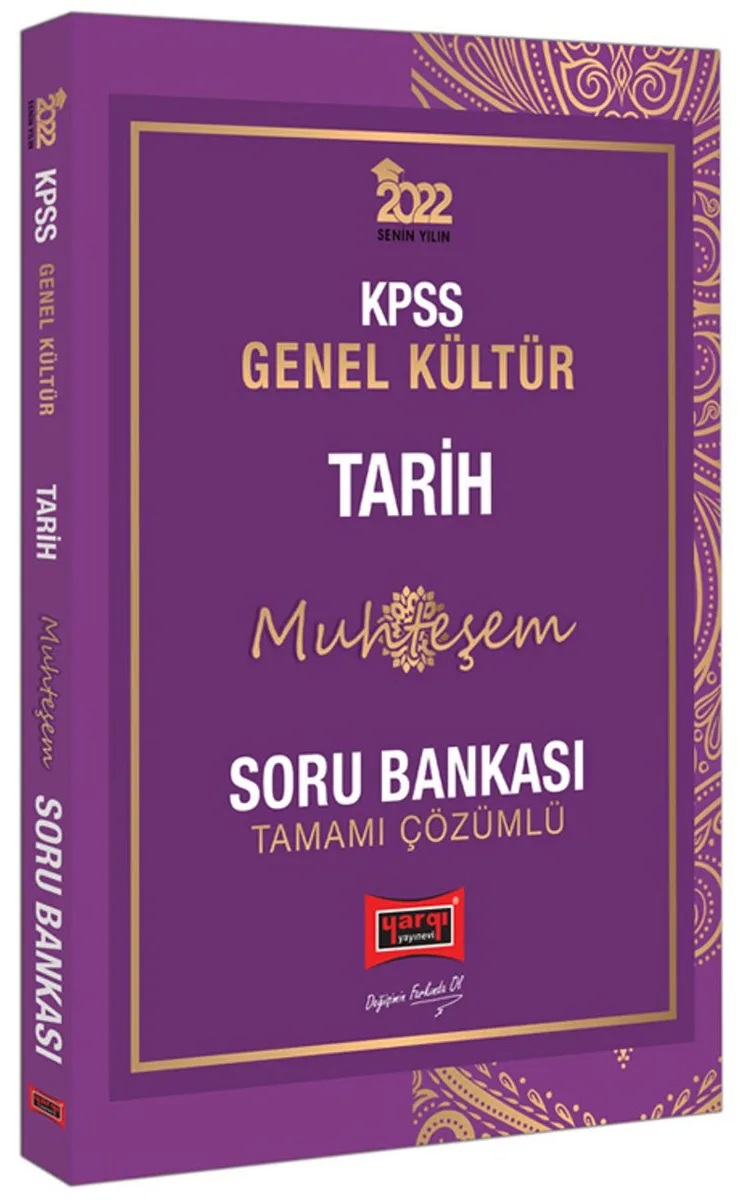 2022 KPSS Genel Kültür Muhteşem Tarih Tamamı Çözümlü Soru Bankası