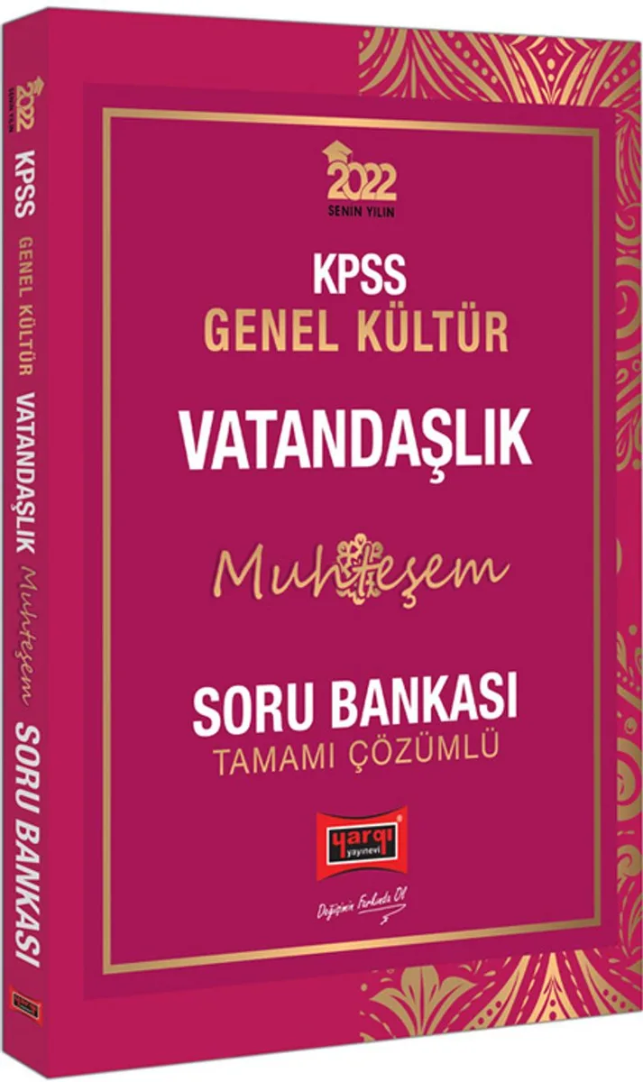 2022 KPSS Genel Kültür Muhteşem Vatandaşlık Tamamı Çözümlü Soru Bankası