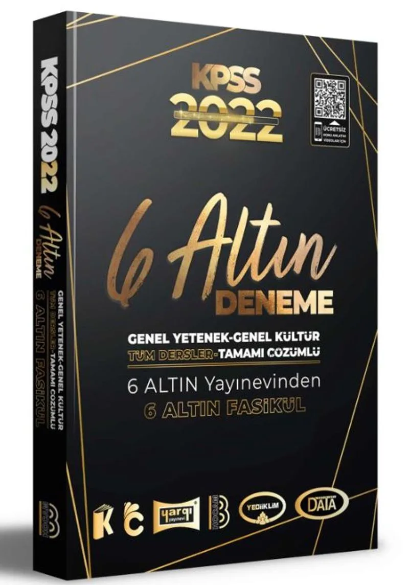 2022 KPSS Genel Yetenek Genel Kültür Tamamı Çözümlü 6 Altın Deneme