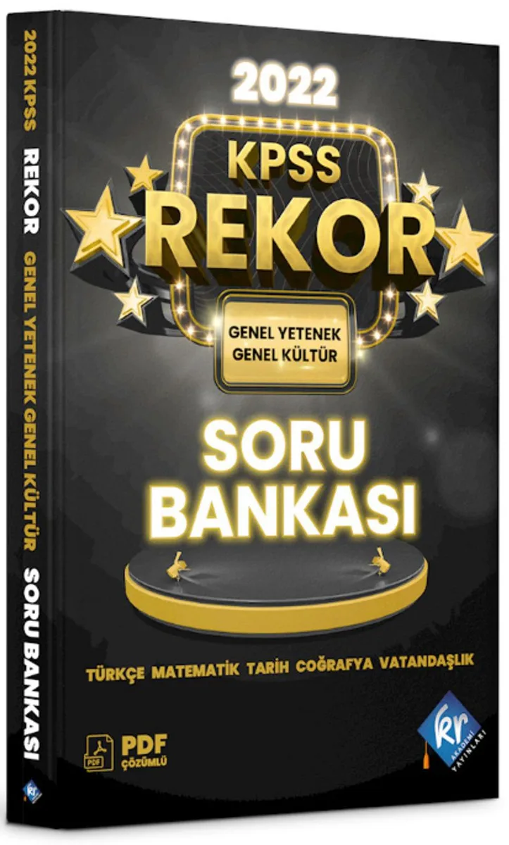 2022 KPSS Genel Yetenek Genel Kültür Tüm Dersler Rekor Soru Bankası