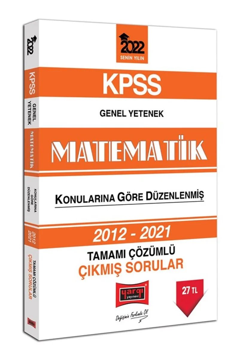 2022 KPSS Genel Yetenek Matematik Tamamı Çözümlü Çıkmış Sorular