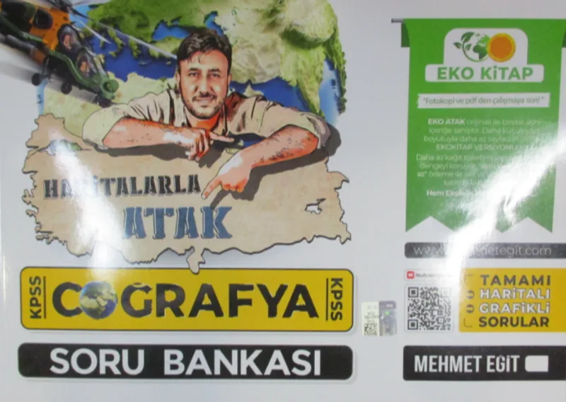 2022 KPSS Haritalarla Atak Coğrafya Soru Bankası