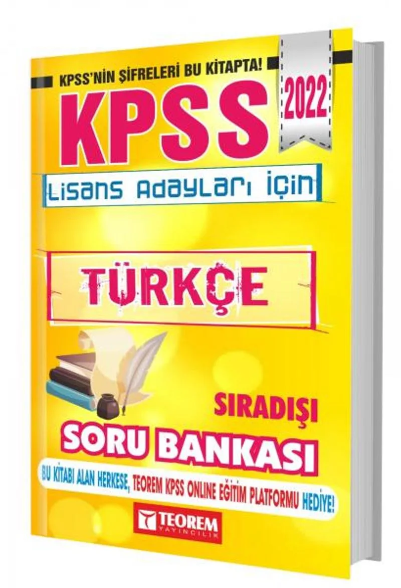 2022 KPSS Lisans Sıradışı Türkçe Soru Bankası