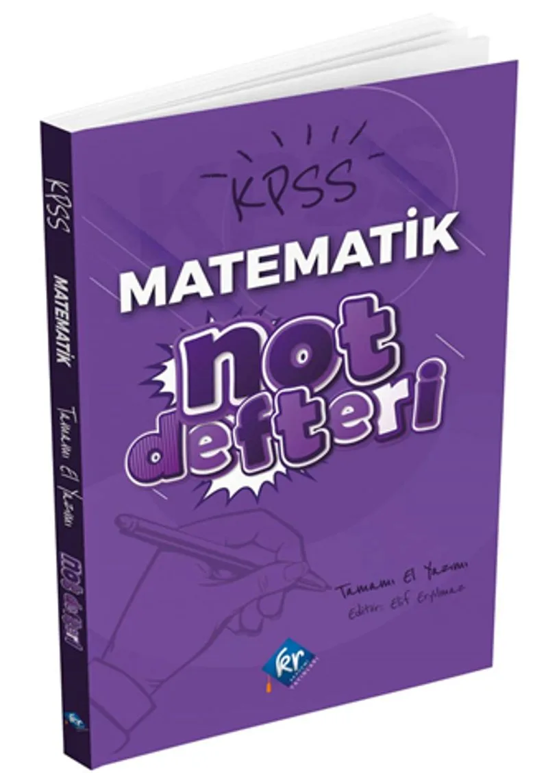 2022 KPSS Matematik Problemler Konu Anlatımı Defteri